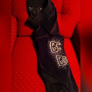 BCBG velour Sweatpants Size XL